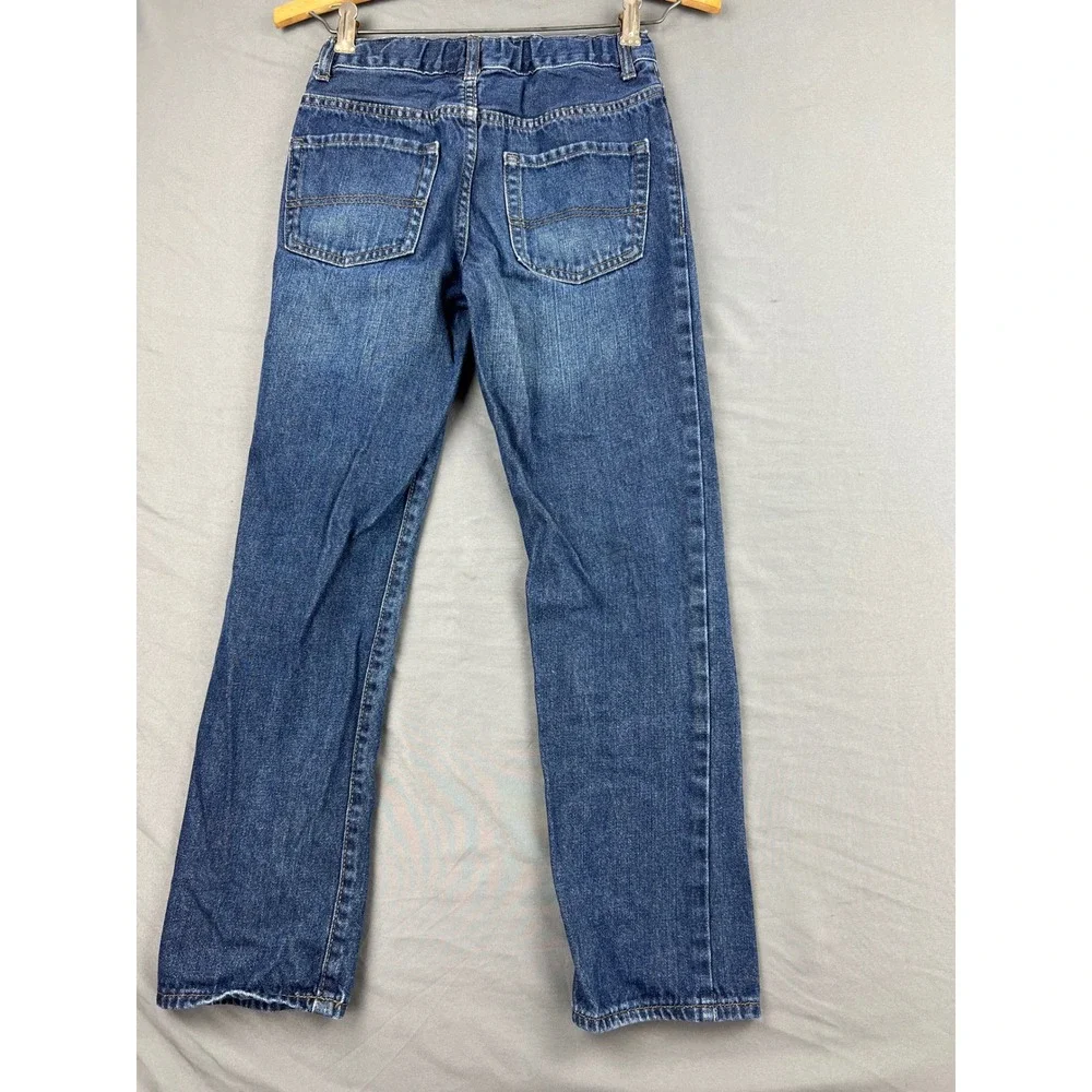 The Children's Place Straight Jeans Kids Size 10 Medium Wash Blue Cotton Denim